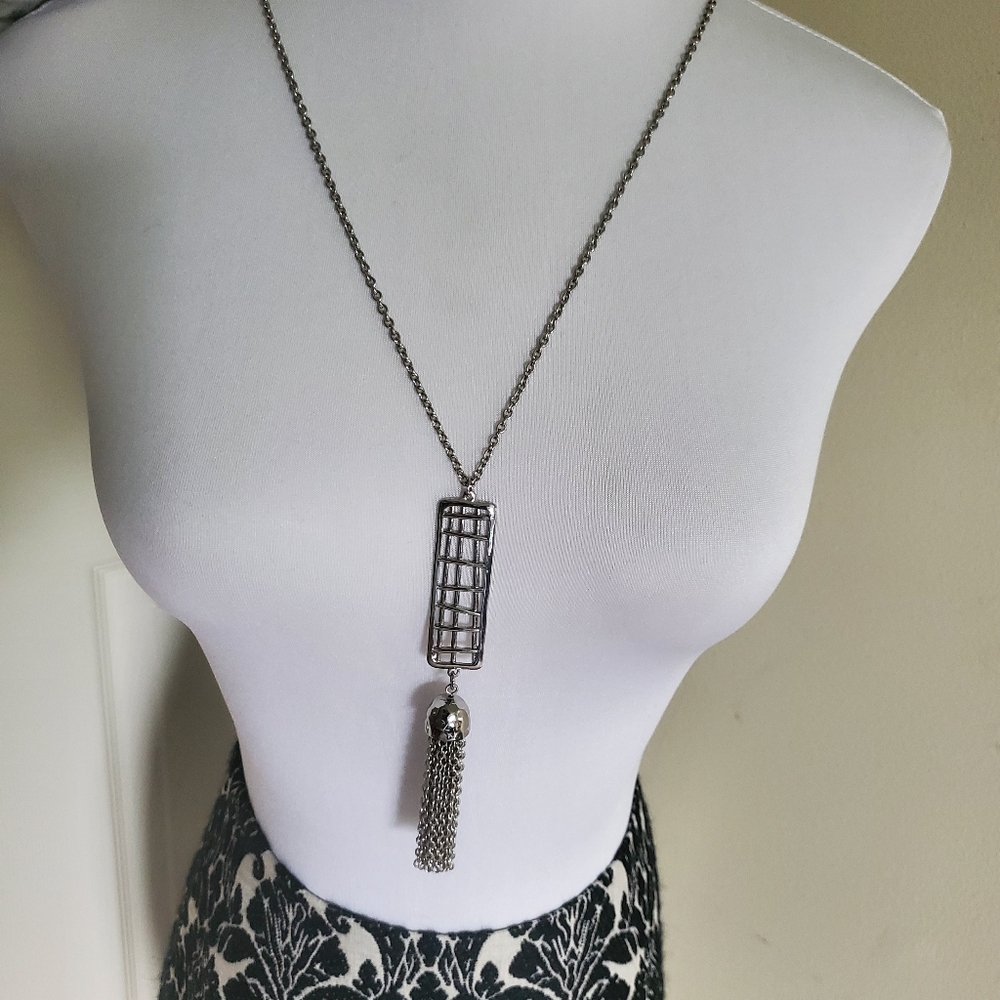 Chico's Silver Necklace NWT